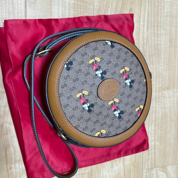 GUCCI X DISNEY GG Interlocking G Crossbody Bag - Picture 1 of 9